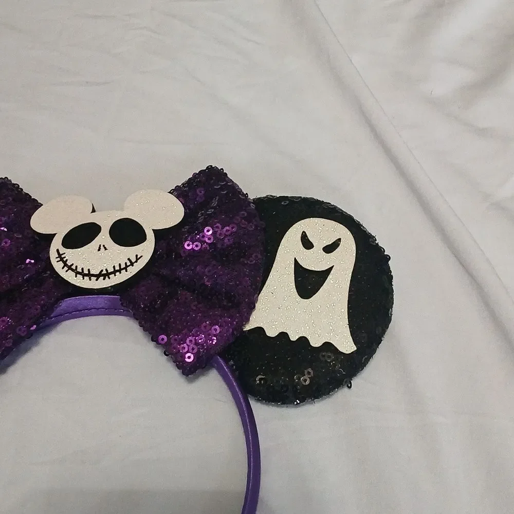 Mouse Ears Headband Sequin Mouse Ears for Women Girls Princess NEW comes in bag